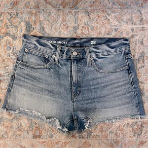 J. Crew Cut Off Denim Shorts, Size 28
